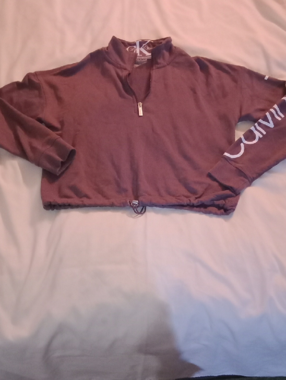Calvin Klein Plum Half-Zip Pullover